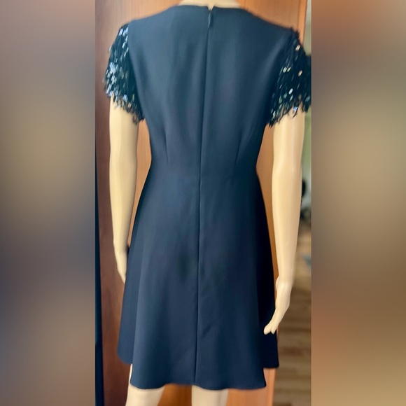 KATE SPADE NWOT Sequin Fringe Black Swing Dress Size 0 - Picture 11 of 15